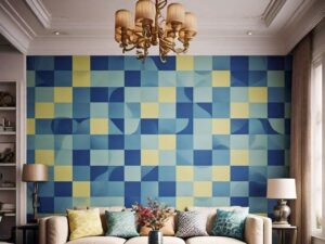 wallpaper-dinding-ruang-tamu-dengan-pola-geometris